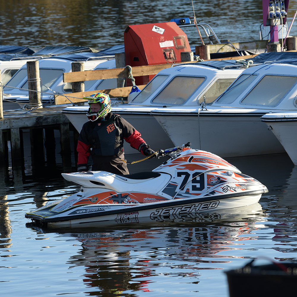 A Jet Ski with it's driver